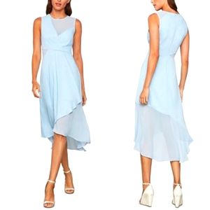 BCBG Powder Blue Chiffon dress